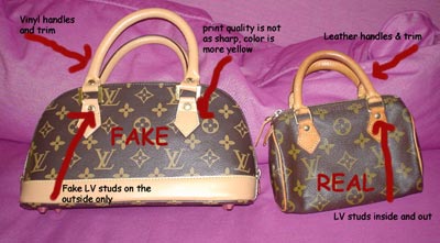 talsmand Diskant forværres The ONLY 10 Ways to spot a Louis Vuitton (LV) Fake or Replica | Designer  Handbag Blog - RIONI ®