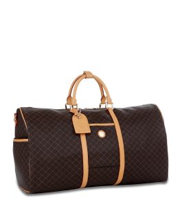 Rioni Designer Handbags & Luggage Signature Brown Dome Handle Bag