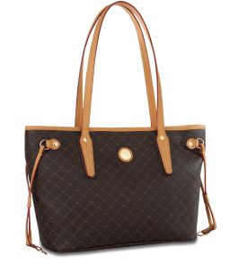 Brown - Fancy Barrel Handbag - RIONI ®