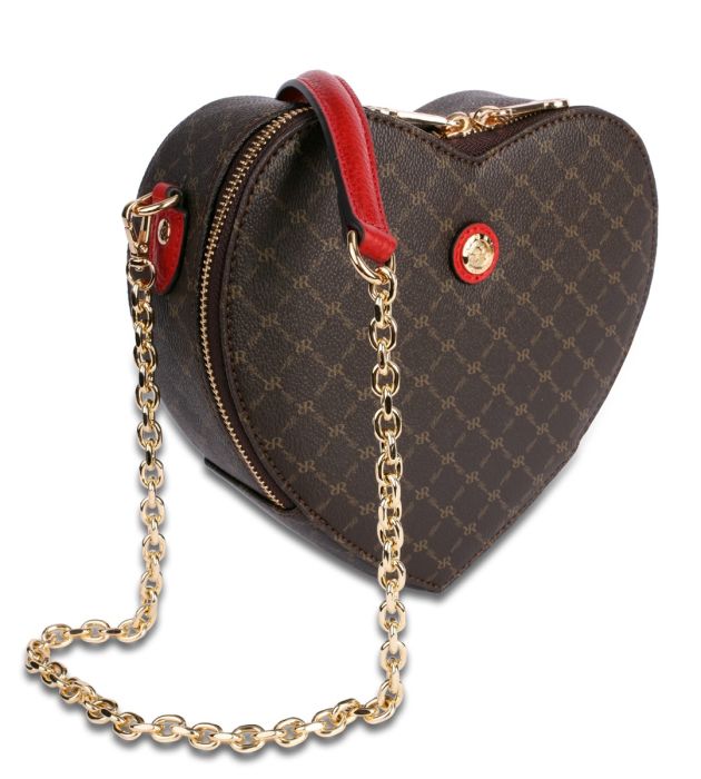 Heart Bag In Signature Leather