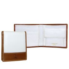 Weekend Leather - White Wallet w/ Coin Pouch