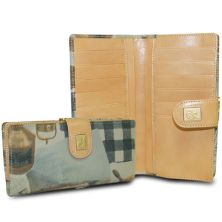 Bon Voyage - Long Wallet w/ Coin Clasp