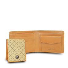 Beige - Wallet w/ Coin Pouch