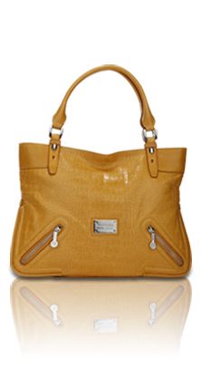 Croc Tote (Yellow)