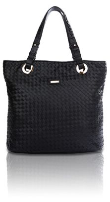 The Woven Tote (Black)