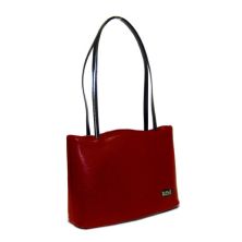 Red-Black - Red Curve Top Tote