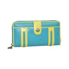 Turquoise - Zip-Around Long Wallet