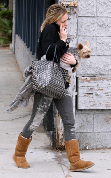 Goyard Tote — Hilary Duff