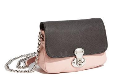 Leather Flap Crossbody Bag by Franchi