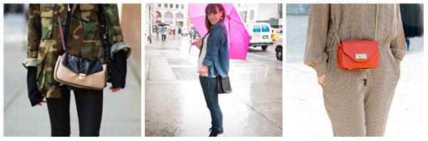 A styling Tip for Cross-Body and Shoulder Strap Bags