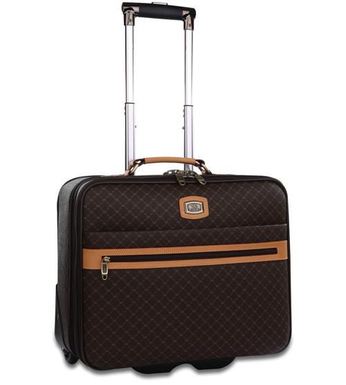The New Signature (brown) - Laptop Briefcase Roller