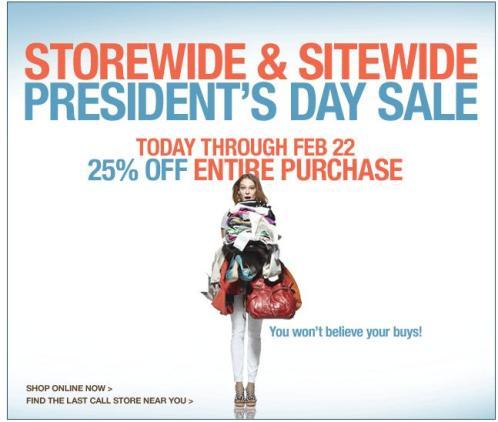 President's Sale