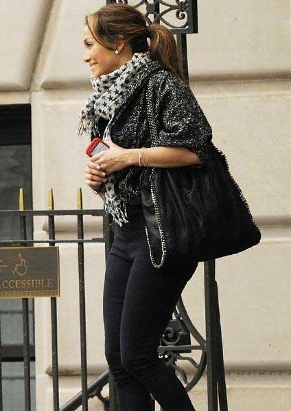 Jennifer Lopez Spotted with Stella McCartney Tote