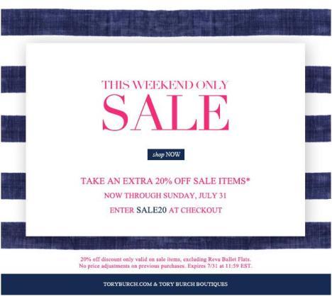 Tory Burch Sale