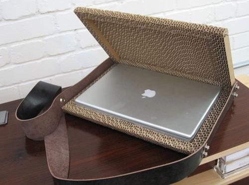 Cardboard Laptop Case by Giles Miller