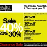 Sale at Off Saks