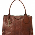 Fossil Vintage Reissue Leather Color Block Satchel