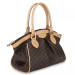 RIONI - Signature (brown) - Ruched Satchel