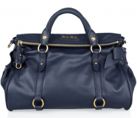 Miu Miu Bow Leather Tote