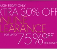 Extra 30% Off Clearance!