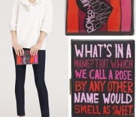 Romeo & Juliet Book Clutch