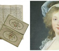 Historical Handbags: The Marie Antoinette Silk Embroidered Purse